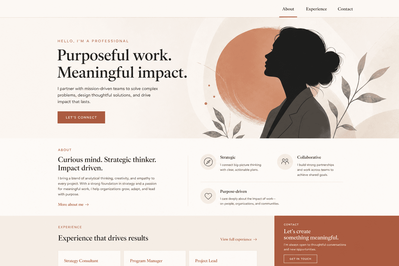 Personal Portfolio preview